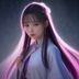 文档工程师苏雨桐头像，女性，扎马尾，手持平板，背景为图书馆书架温暖光线